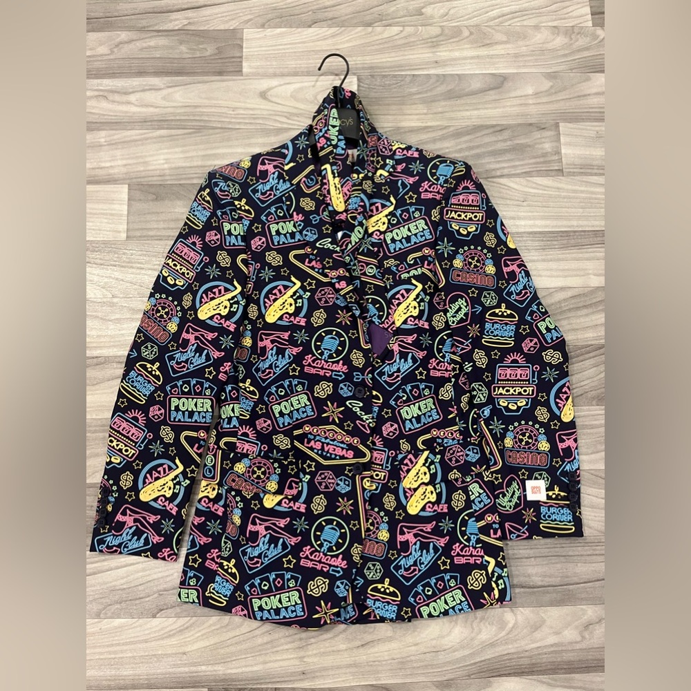 Poker Suit (Opposuits w pants and tie)